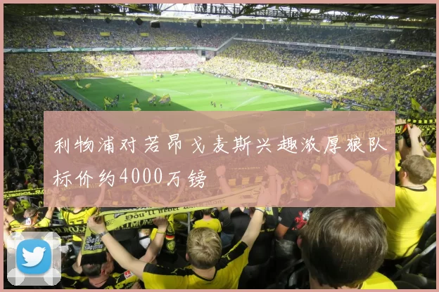 利物浦对若昂戈麦斯兴趣浓厚狼队标价约4000万镑